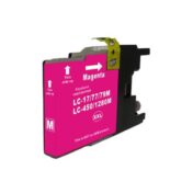 Cartouche compatible Magenta LC-17/77/79M et LC-450/1280M XXL, idéale pour des impressions de haute qualité.