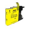 Cartouche compatible jaune LC-17/77/79Y pour imprimantes LC-450/1280Y, offrant une qualité d'impression élevée et une grande capacité.