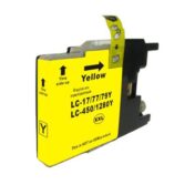 Cartouche compatible jaune LC-17/77/79Y pour imprimantes LC-450/1280Y, offrant une qualité d'impression élevée et une grande capacité.