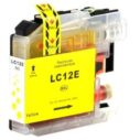 Cartouche compatible LC12E XXL Jaune pour imprimantes Brother, offrant une impression de haute qualité et une capacité de grande capacité.