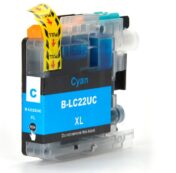 Cartouche d'encre Cyan B-LC22UC XL compatible pour imprimantes.