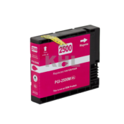 Cartouche d'encre magenta KHL PGI-2500M XL, compatible avec les imprimantes utilisant le modèle PGI-2500.