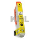 Cartouche d'encre E-2434 XL Jaune, compatible avec plusieurs modèles d'imprimantes.