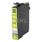 Cartouche compatible KHL 29 XL Jaune, remplaçant T02994, idéale pour une impression de qualité supérieure.