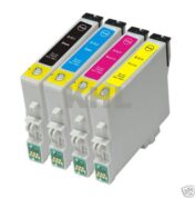 Cartouche d'encre compatible PIXMA 540 541, comprenant les couleurs noir, cyan, magenta et jaune, idéale pour les imprimantes Canon.