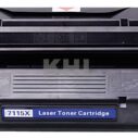 Cartouche de toner laser 7115X compatible pour imprimantes, offrant une impression de haute qualité avec une capacité élevée.