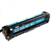 Cartouche de toner HCE321C compatible, conçue pour assurer une impression de haute qualité et une performance fiable dans les imprimantes compatibles.