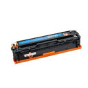 Cartouche d'impression couleur LaserJet cyan, compatible avec plusieurs modèles d'imprimantes.