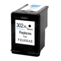 Cartouche d'encre 302XL noire compatible avec F6U68AE, idéale pour des impressions de haute qualité.