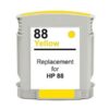 Cartouche de remplacement jaune 88 compatible avec HP 88.