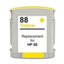 Cartouche de remplacement jaune 88 compatible avec HP 88.