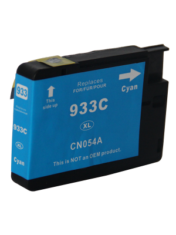 Cartouche d'encre compatible 933C XL CN054A cyan, idéale pour remplacer les cartouches d'origine.