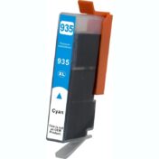 Cartouche d'encre compatible 935 XL Cyan, remplace les cartouches d'origine pour une impression de qualité supérieure.