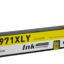 Cartouche d'encre de remplacement jaune 971XLY (CN628AM), compatible avec divers modèles d'imprimantes pour des impressions de haute qualité.
