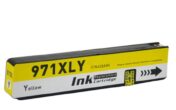 Cartouche d'encre de remplacement jaune 971XLY (CN628AM), compatible avec divers modèles d'imprimantes pour des impressions de haute qualité.