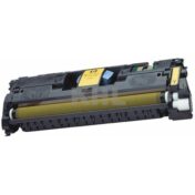 Cartouche de toner compatible HP 305A Jaune pour imprimantes laser, offrant une impression de haute qualité et une performance fiable.