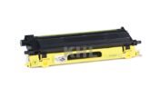 Cartouche de toner compatible TN-135Y, couleur jaune, conçue pour des impressions de haute qualité.